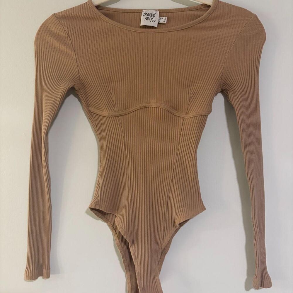 Princess polly archie tan ribbed